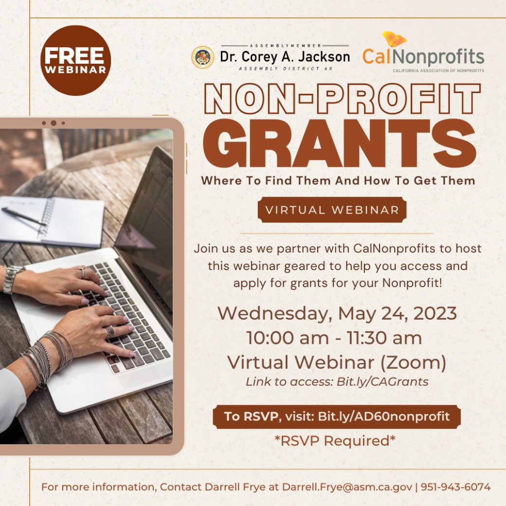 Grant Webinar Flyer Information