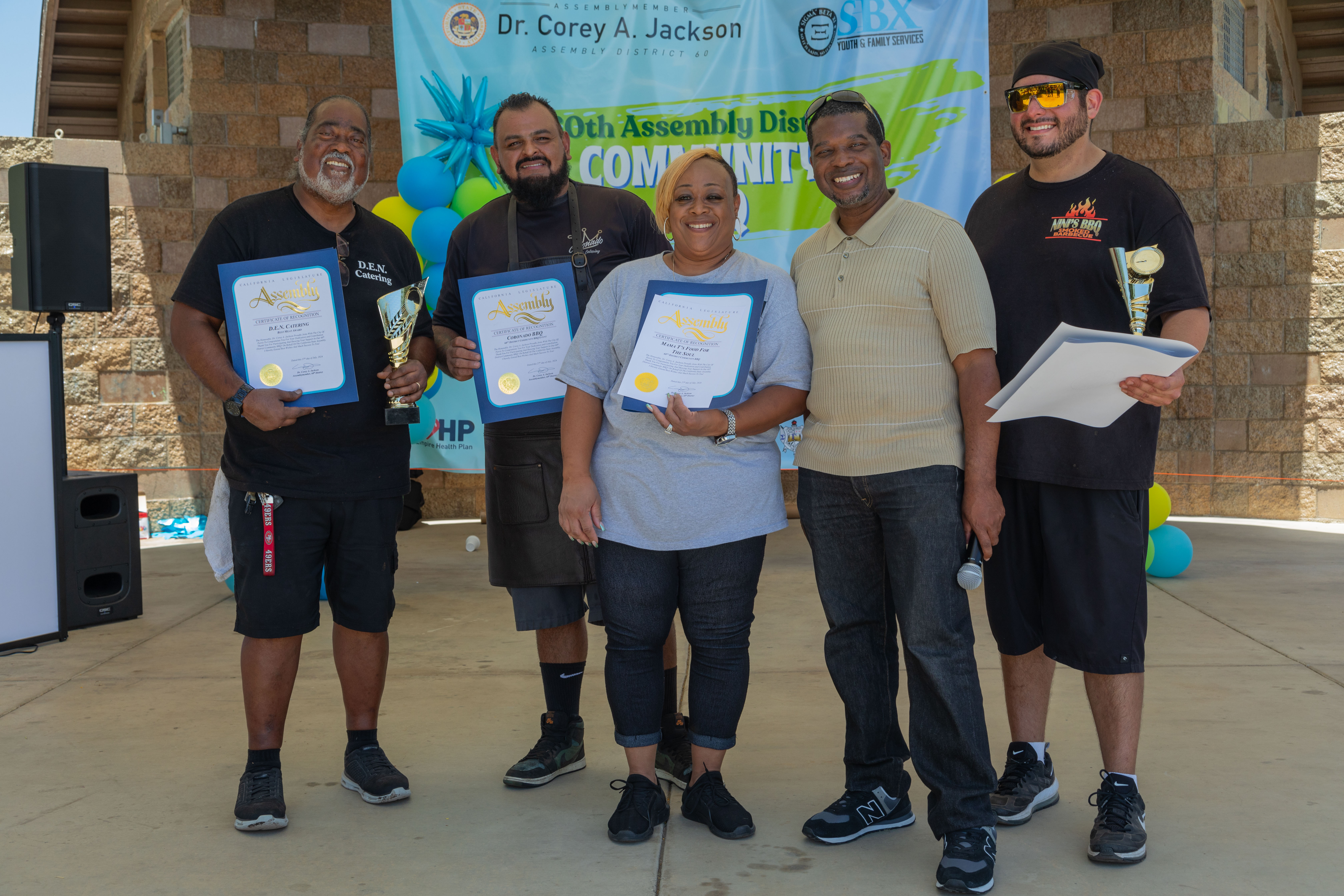 Winners and Participants of BBQ Competition