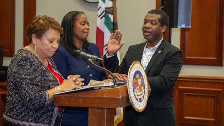 Dr. Jackson takes oath of office